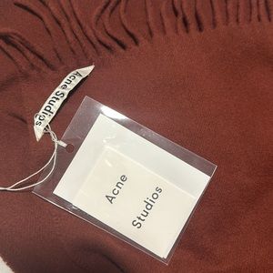 BRAND NEW Acne Studios Scarf Brown Wine